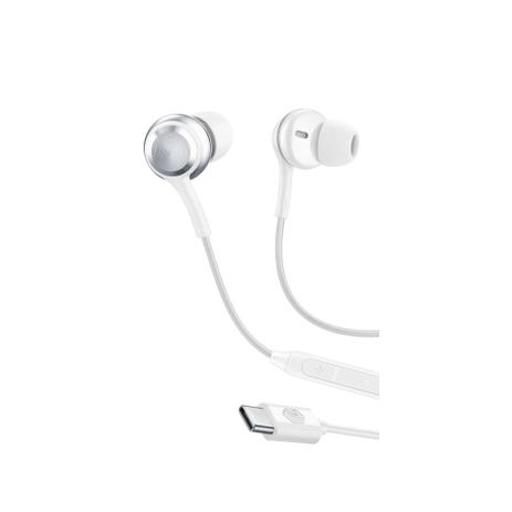 Cellularline - Auricolare USB-C in-ear con microfono - Bianco