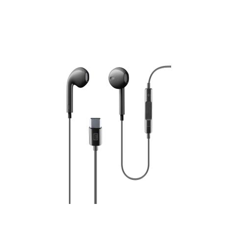 Cellularline - Orbit Auricolare capsula Type-C - Nero