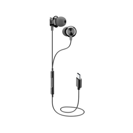 Cellularline - Sparrow Auricolari stereo in-ear connettore USB-C- Nero