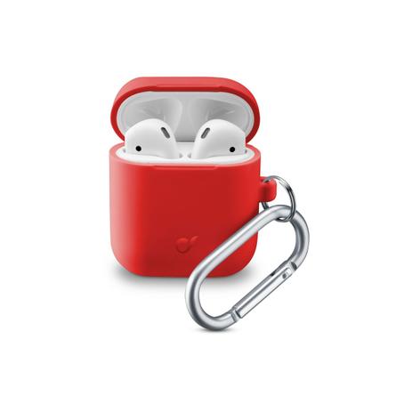 Cellularline - Custodia Bounce Airpods 1 e 2 - Rosso