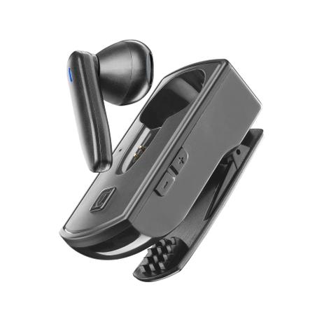 Cellularline - Clip Pro Auricolare Bluetooth mono - Nero