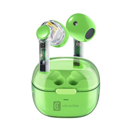 Cellularline - Auricolare Bluetooth Fine TWS - Verde