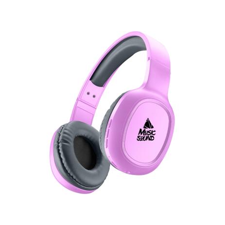 Music Sound - Basic Cuffia Bluetooth universale - Rosa