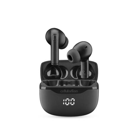 Cellularline - Key Auricolari in-ear TWS Bluetooth - Nero