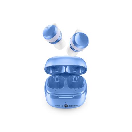 Music Sound - FLOW Auricolare TWS Bluetooth in-ear - Azzurro