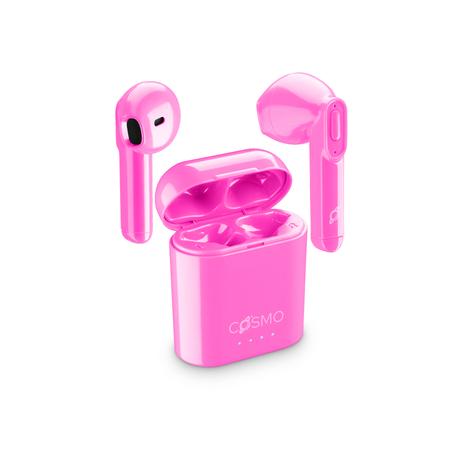 Cosmo - Auricolare Bluetooth Twinpop Fucsia