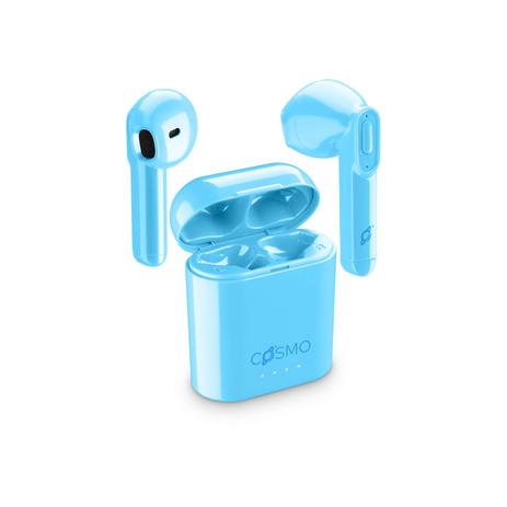 Cosmo - Auricolare Bluetooth Twinpop Turchese