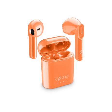 Cosmo - Auricolare Bluetooth Twinpop Papaya